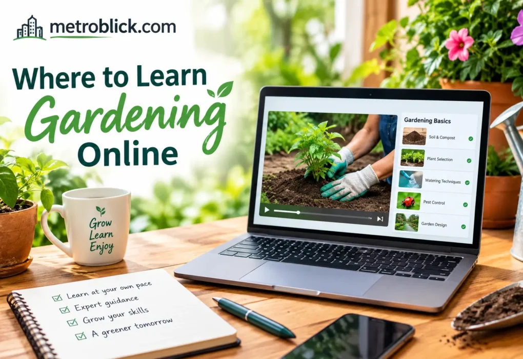 where to learn gardening online